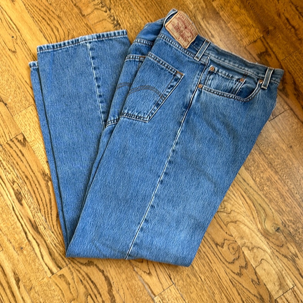 Levis 501 Button Down medium wash 38x 34
